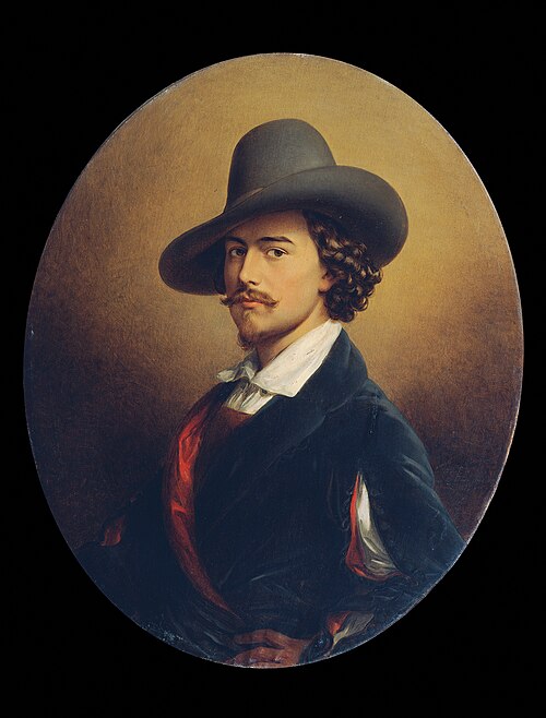 Der Maler Eduard Ender, 1845, Johann Ender