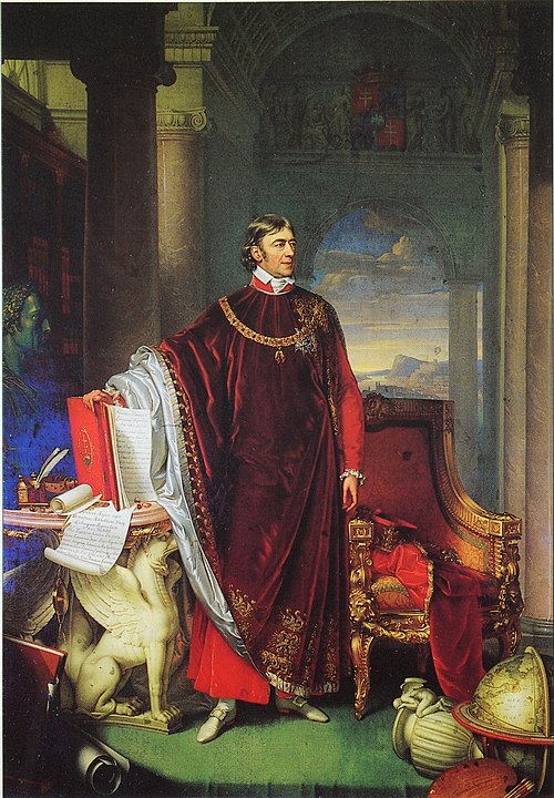 Portrait of Ferenc Széchényi, 1823, Johann Ender