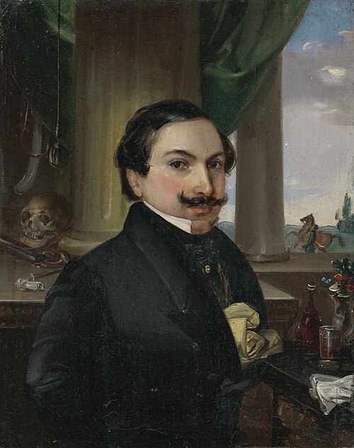 Portrét grófa Mihálya Esterházyho, 1823, Johann Ender
