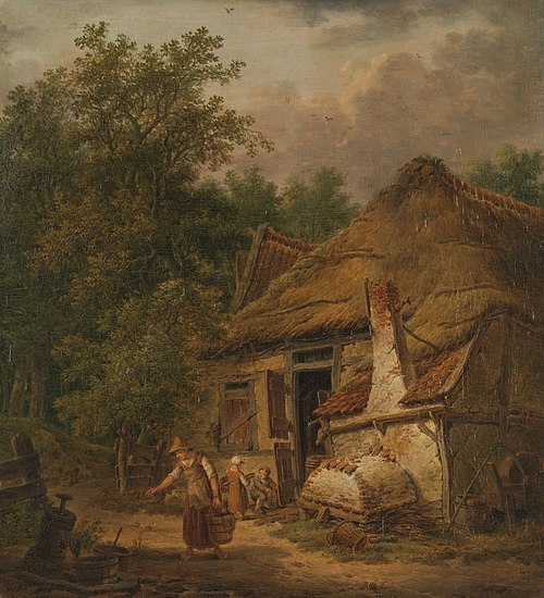 Farmhouse near Helvoirt, 1814, Pieter Barbiers II