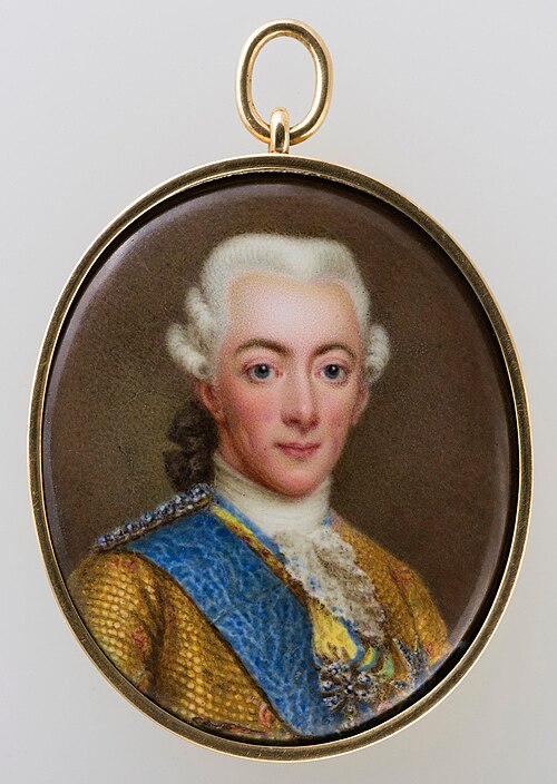 King Gustaf III, , Johan Georg Henrichsen
