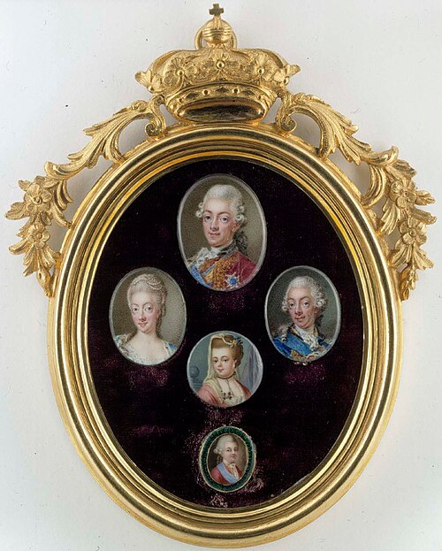 King Gustaf III, , Johan Georg Henrichsen