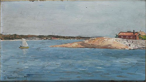 Skärgårdsön, 1901, Olof Hermelin