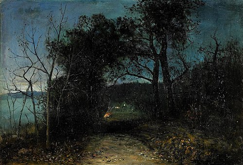 Skymning Vid Långängen - Stocksund, 1911, Olof Hermelin