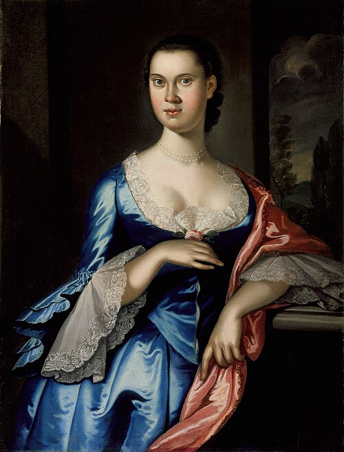 Portrait of Elizabeth Chew Smith, 1762, John Hesselius
