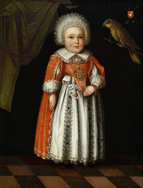 Johanna Katharina Steiger, aged 2, 1643, Albrecht Kauw