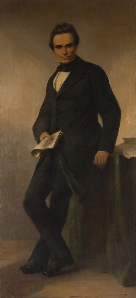 Portrait de Joseph Lebeau, 1880, Auguste Chauvin
