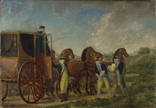 Konung Adolf Fredrik (1710-1771) vid Loka Brunn 1762, , Pehr Hilleström