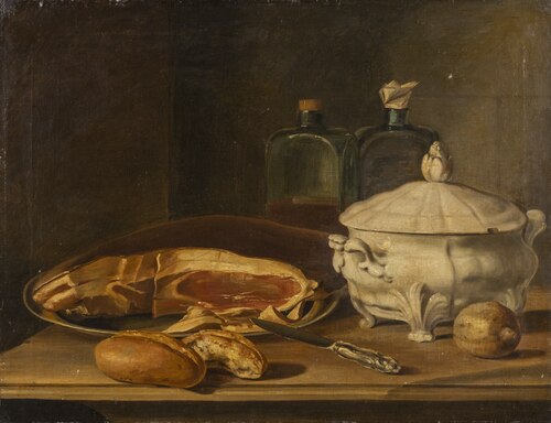Still Life with Ham and Tureen, 1810, Pehr Hilleström