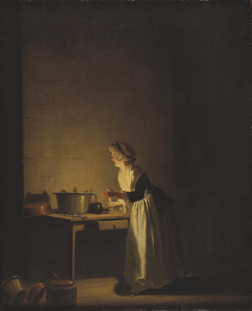 Kitchen Scene, , Pehr Hilleström