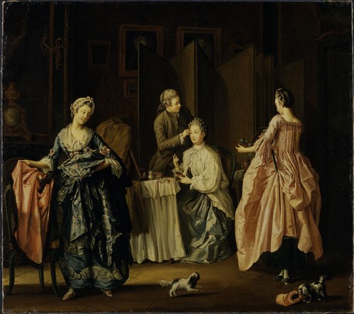 La Toilette du matin. Scène de boudoir, , Pehr Hilleström