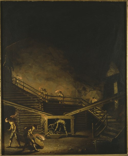 "Falcon Steps" at the Falun Copper Mine, , Pehr Hilleström