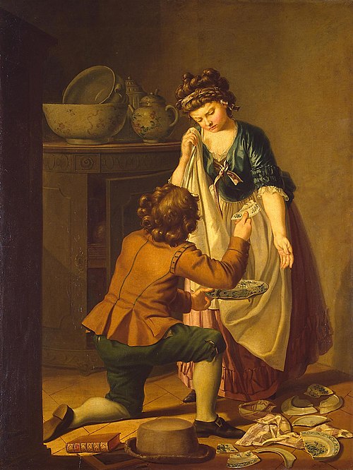 Broken Dishes, 1781, Pehr Hilleström