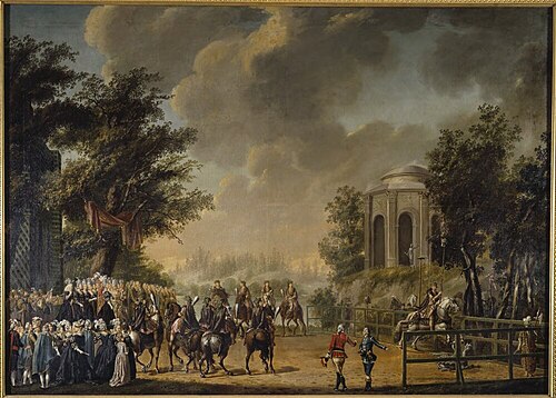 Karusell vid Drottningholm 1778, ”Dianas fest”, , Pehr Hilleström