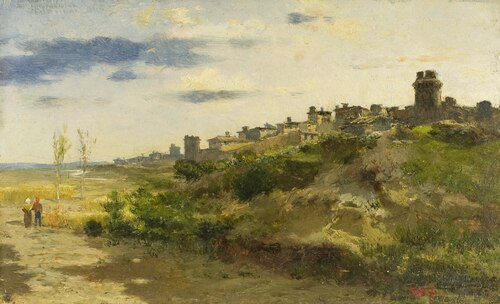 Hostalrich, 1880, Josep Masriera i Manovens