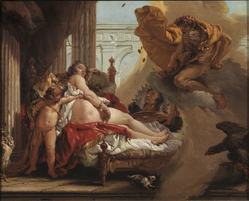 Jupiter et Danaë, 1736, Jonas Hoffmann