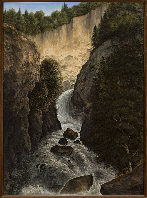 Mountain waterwall in St. Gervais, , Cyprian Lachnicki
