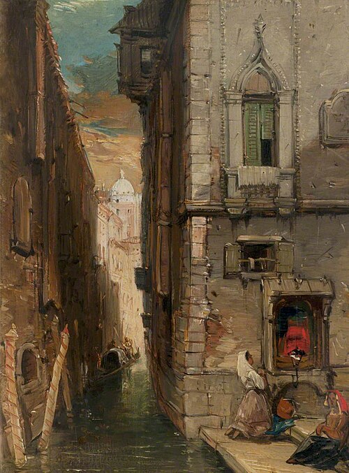 Entrance to the Grand Canal, Venice, 1843, James Holland