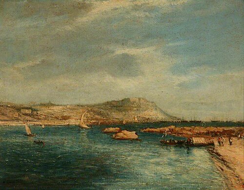 Lisbon from Porto Brandão, 1845, James Holland