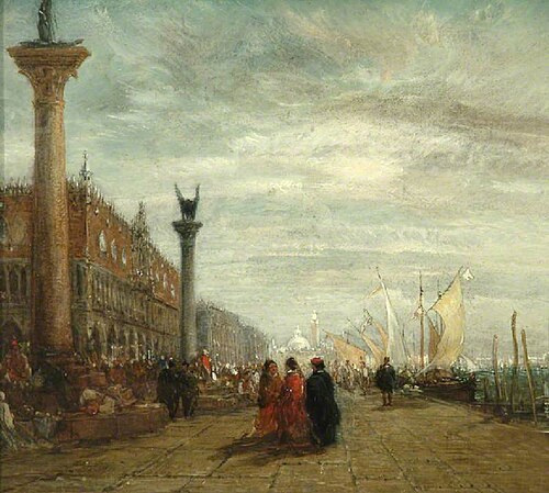 Venice, Piazza di San Marco, 1850, James Holland