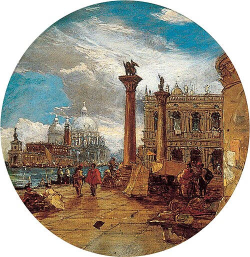 The Piazzetta of St Mark's, Venice, 1853, James Holland