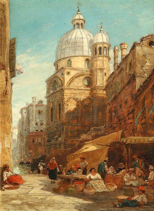 Santa Maria dei Miracoli, Venice, 1855, James Holland