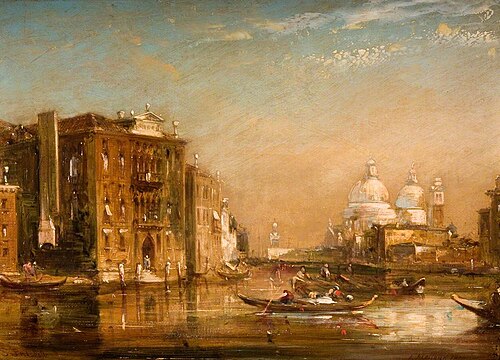 Canal Scene, Venice, , James Holland