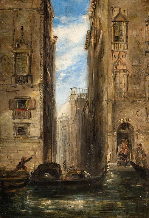 Venice, Narrow Canal, , James Holland