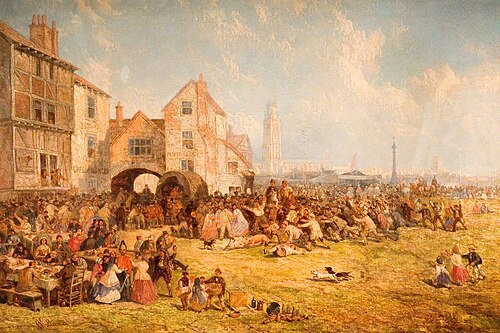 Catching the Pig at Boston Fair, , James Holland