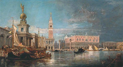 The Grand Canal, Venice, 1845, James Holland