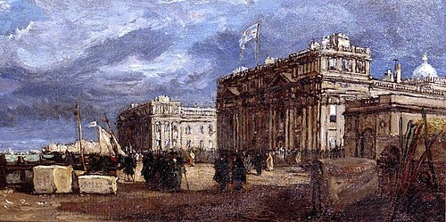 Greenwich Hospital as it was in 1837, 1862, James Holland
