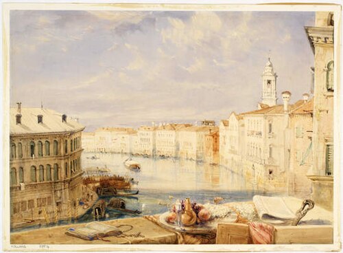 The Grand Canal, Venice, 1840, James Holland
