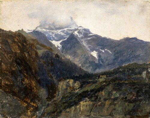 Mountain Landscape, 1862, Per Daniel Holm