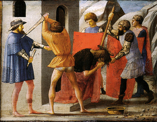 The Decapitation of Saint John the Baptist, 1426, Masaccio