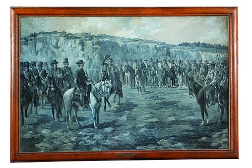 Artigas proclamado primer jefe de los orientales / Artigas en la calera de las huérfanas / Artigas a, 1895, Diógenes Hecquet