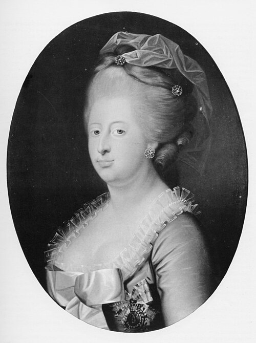 Porträt der Caroline Mathilde, 1771, Jens Juel