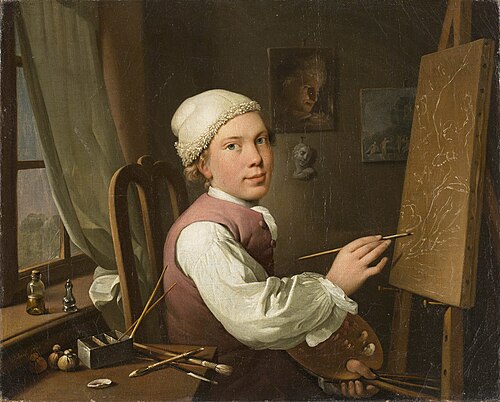 Autoportrait, 1766, Jens Juel