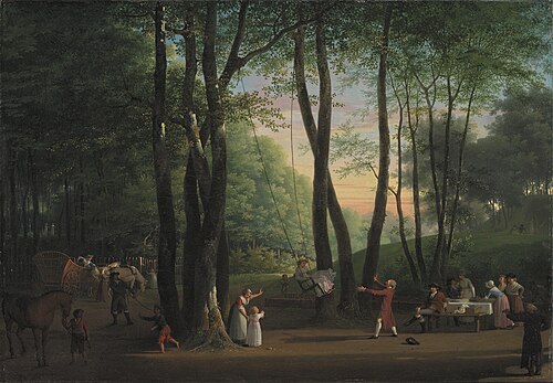 The Dancing Glade at Sorgenfri, 1800, Jens Juel