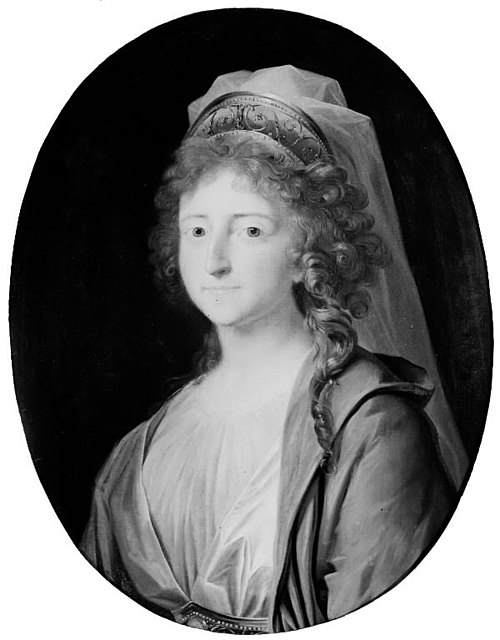 Portræt af Louise Augusta, 1792, Jens Juel