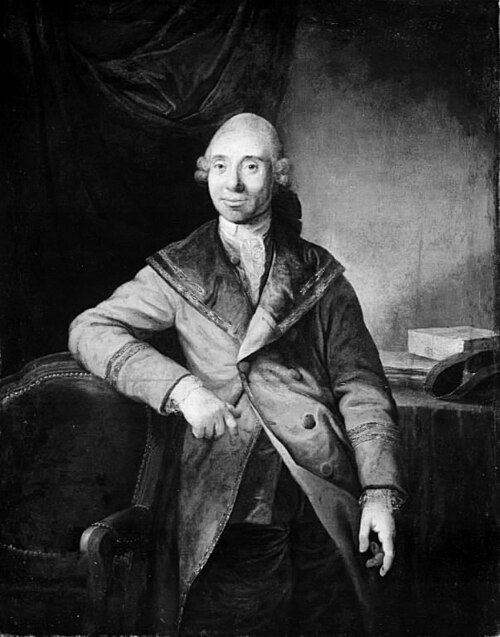 Kaffehandler Christen Ravn, en ungdomsven af Juel, 1770, Jens Juel
