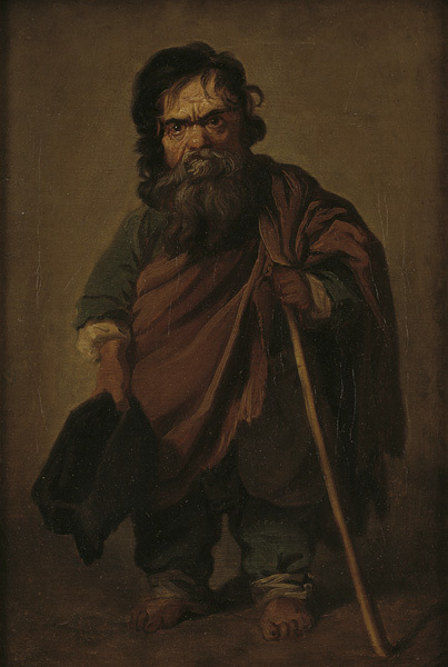 The Roman Dwarf Francesco Ravai, called Bajocco, 1774, Jens Juel