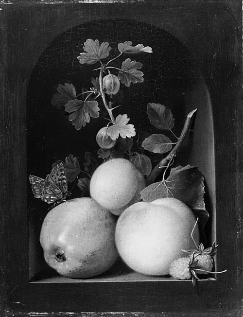 An Apple, caville rouge, and other Fruits, 1791, Jens Juel