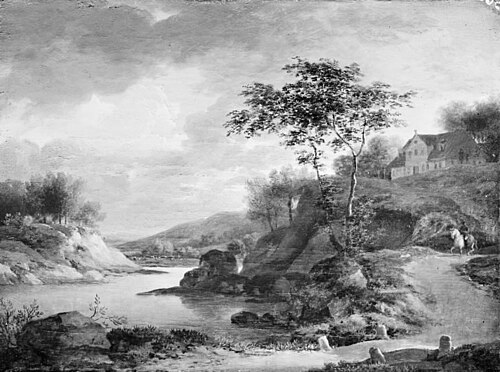 An Autumn Landscape by the Rhine, 1781, Jens Juel