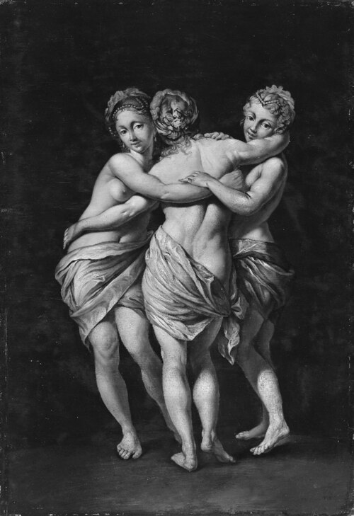 De tre gratier, 1765, Jens Juel