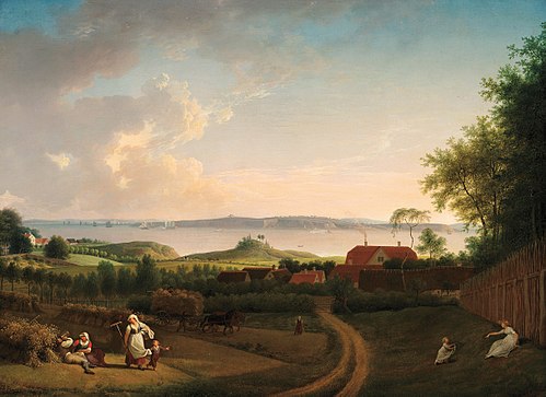 Landscape by the Sound, 1800, Jens Juel