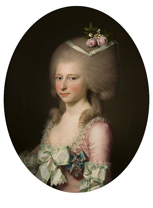 Louise Augusta, Duchess of Augustenburg (1771-1843), 1784, Jens Juel
