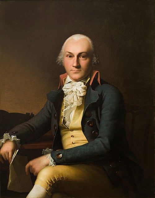 Portrait of Adam Levin Søbøtker, 1792, Jens Juel