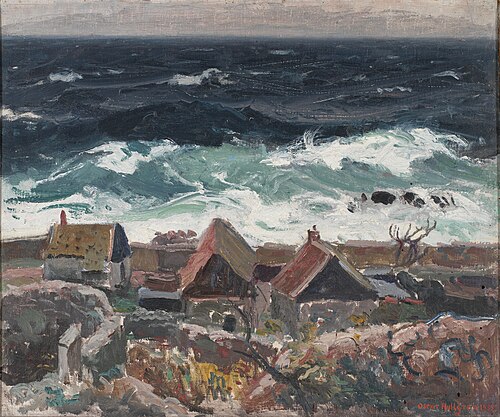 The Sea Near Christiansø, 1935, Oscar Hullgren