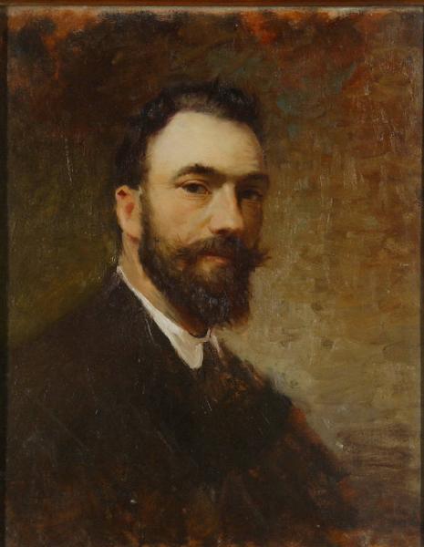 Autoritratto di Enrico Crespi, 1890, Enrico Crespi