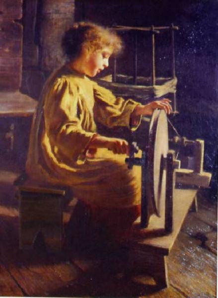 La filatrice, 1906, Enrico Crespi